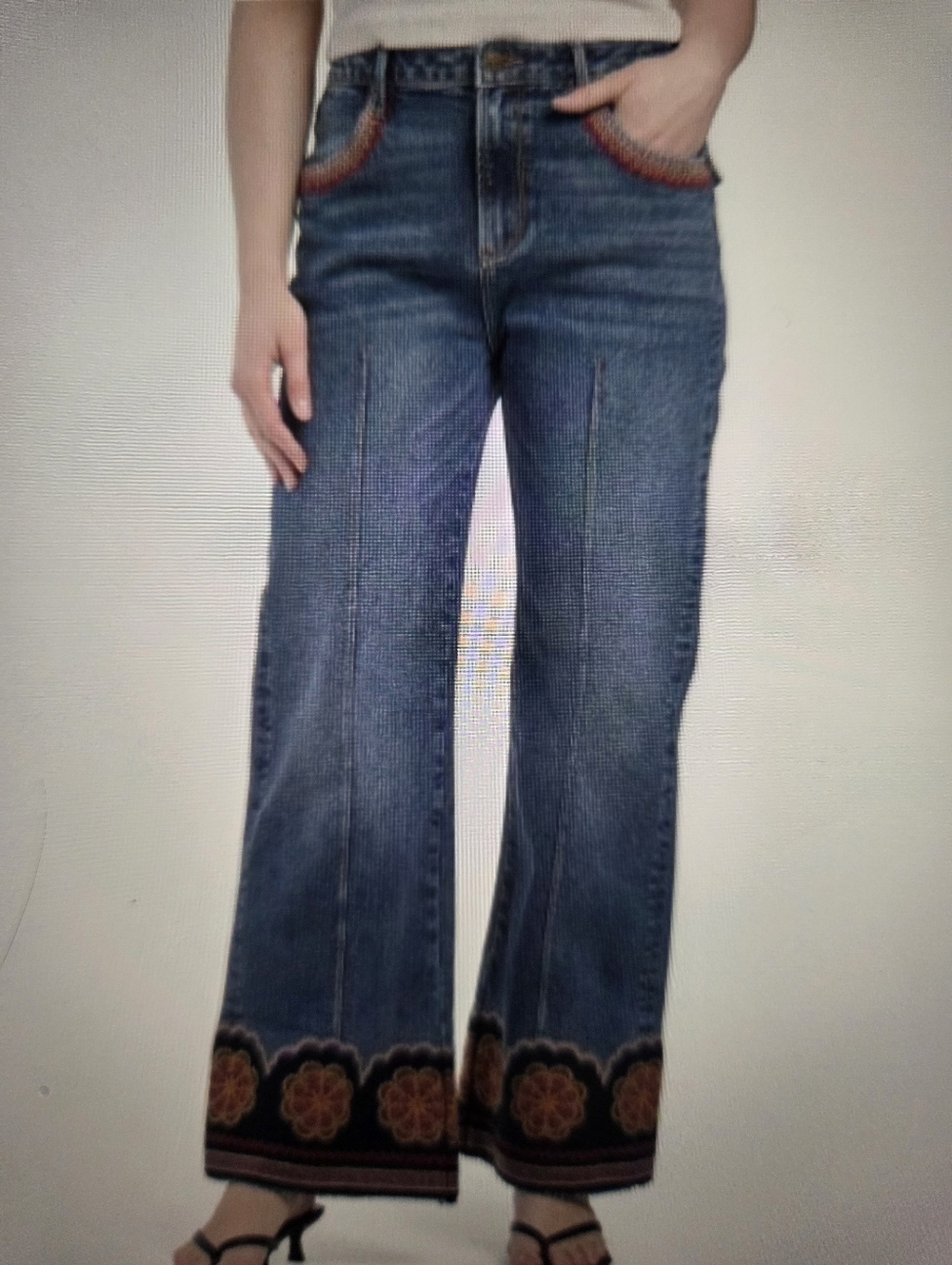 Driftwood Bettina x Crochet Jeans. Brand New! Size 29